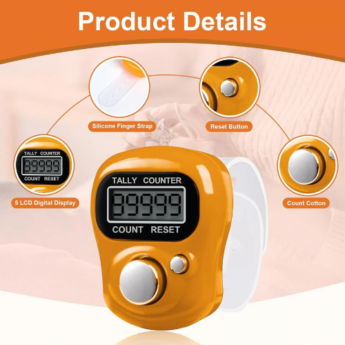 digital-finger-tally-counter-ring-orange.webp Digital finger tally counter ring worn on finger for japa