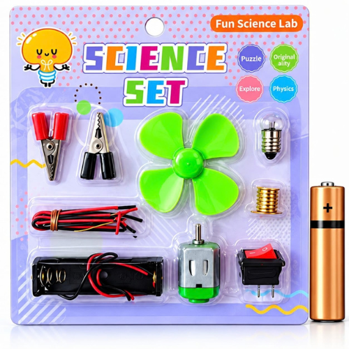 DIY STEM circuit kit components for school science project